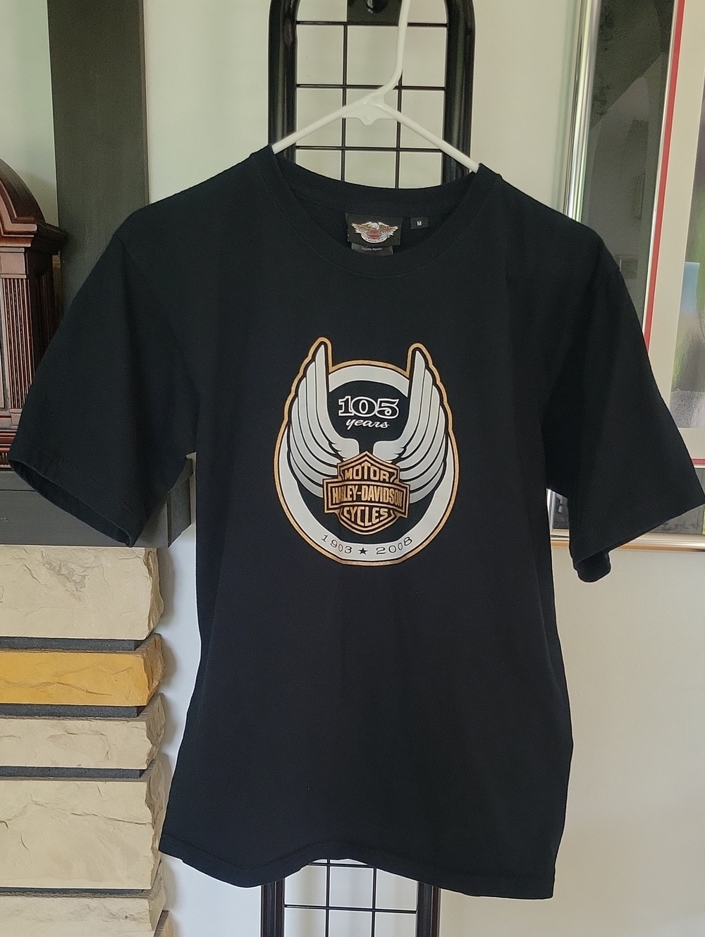 Harley-Davidson 105th Anniversary T-Shirt Medium Black